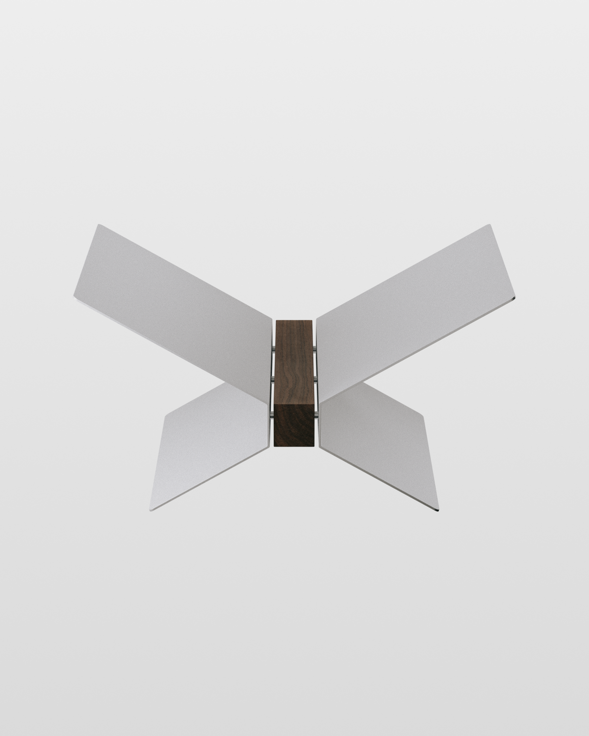 Industrial Bookstand, three-quarter view
